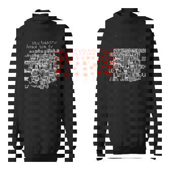 Trump President Usa Flag Halloween Horror Story Sweatshirt | Mazezy