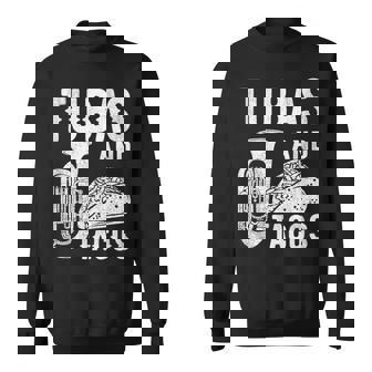 Tuba Player Marching Band Brass Instrument Taco Shells Tank Top Sweatshirt - Monsterry