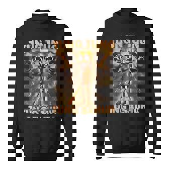 Tung Tung Tung Sahur Meme Brainrot Humor Gen Z Sweatshirt | Mazezy