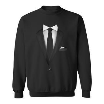 Tuxedo Mit Krawatte Für Lustige Hochzeiten Sweatshirt - Geschenkecke