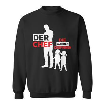 Twin Papa Der Chef Gemini Papa Sweatshirt - Geschenkecke