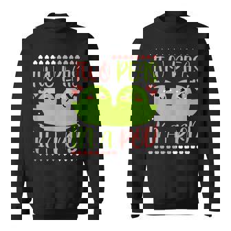 Two Peas In A Pod Kawaii Vegan Sweatshirt - Monsterry