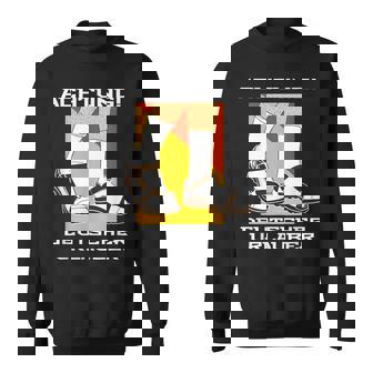 Typical German Holiday Socks In Sandals Sweatshirt - Geschenkecke