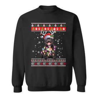 Ugly Christmas Jumper French Bulldog Dog Puppy Christmas Pajamas Sweatshirt - Geschenkecke