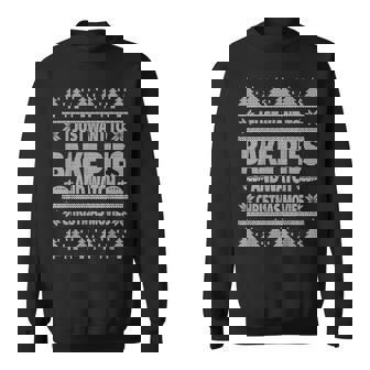 Ugly Christmas Pie Baking Sweatshirt - Monsterry