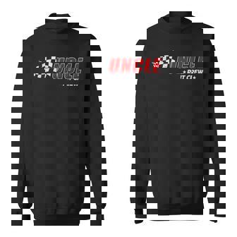 Uncle Pit Crew Race Car Birthday Family Matching Pit Crew Sweatshirt - Seseable