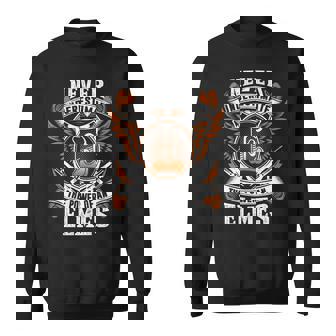 Never Underestimate The Power Of Elmes Elmes Name Sweatshirt - Thegiftio