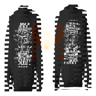 Never Underestimate The Power Of Flahaut Flahaut Name Sweatshirt - Thegiftio