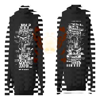 Never Underestimate The Power Of Hunting Hunting Name Sweatshirt - Thegiftio