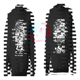Usa Team 2026 United States American Flag Hockey Usa Sweatshirt - Thegiftio UK