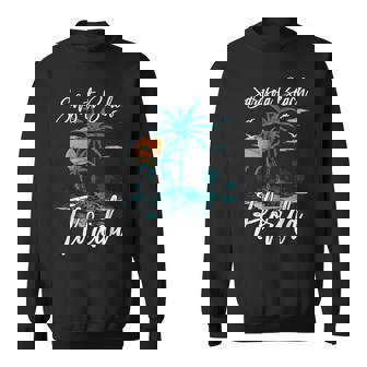 Vacances Familiales Rétro Coucher De Soleil Florida Sarasota Beach Sweater e - Cadeauxyz