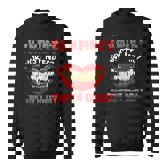 Vampire's Worst Fear Tooth Decay Halloween Dentist Tank Top Sweatshirt - Monsterry