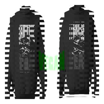 Végétalien Droitégétalien Contre La Drogue Punk Sweater e - Cadeauxyz