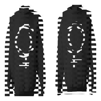 Venus Astrology Female Gender Symbol Planet Witch Sweatshirt - Monsterry