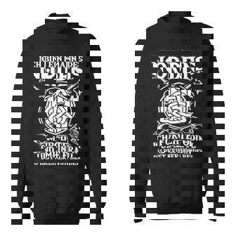 Viking Sayings Ich Bin Ein Mann Des Nordens Back Print Sweatshirt - Seseable
