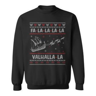 Viking Winter Snow Christmas Santa Ugly Christmas Sweatshirt - Geschenkecke