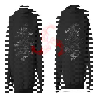 Vikingoalknut Símbolo Triskelion Amuleto Celta Tres Dragones Camisa de entrenamiento - Regaloses