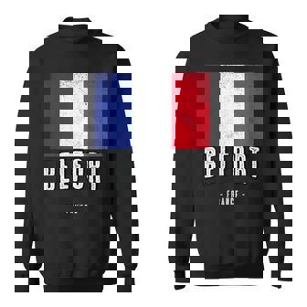 Ville De Belfort France Fr Drapeau Français Sweater e - Cadeauxyz