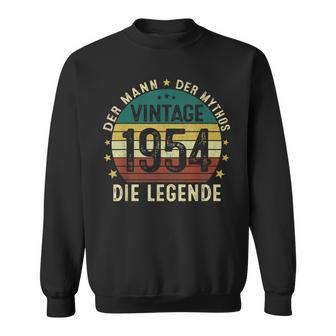 Vintage 1954 The Man Mythos The Legendary Since 1954 Sweatshirt - Geschenkecke