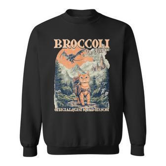 Vintage Broccoli The Fierce Quest Squad Fourth Wing Inspired Sweatshirt - Thegiftio UK