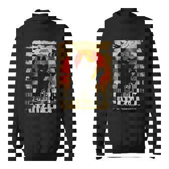 Vintage Catzilla Lustiges Kätzchen Und Katze Sweatshirt - Geschenkecke