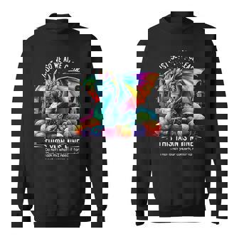 Vintage Yarn Dragon Knitting & Crochet Lover Apparel Sweatshirt - Seseable