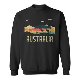 Vintage Jump Kangaroo Australia Day Australian Sweatshirt - Thegiftio UK