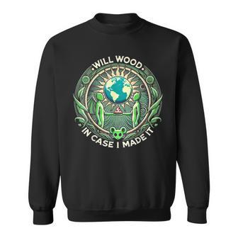 Vintage Meditation In Case I Make It Will Basic Woods Sweatshirt - Thegiftio UK