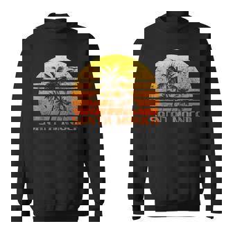 Vintage Retro Beachacations Santa Monica California Sunset Sweater e - Cadeauxyz