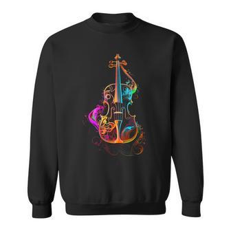 Violin Colourfuliolin Foriolinists Sweatshirt - Geschenkecke