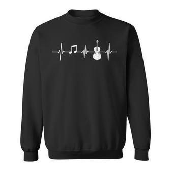 Violoncello Orchestra Heartbeat Cello Musician Cellist Sweatshirt - Geschenkecke