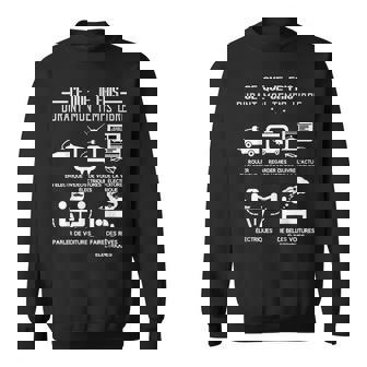 Voiture Électrique Temps Libre Citation Drôle Humour Passion Sweater e - Cadeauxyz