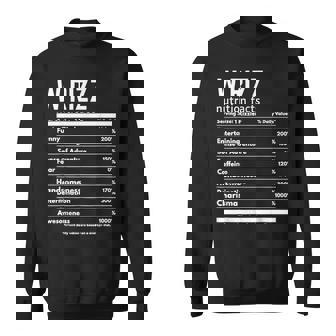 W Rizz Nutrition Facts Meme Rizzler Internet Memes Gen Z Men Sweatshirt - Monsterry