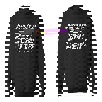 Wanna See My Special Talent Deep Popsicle Sweatshirt - Monsterry