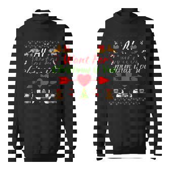 All I Want For Christmas Is You Couple De Noël Assorti Sweater e - Cadeauxyz