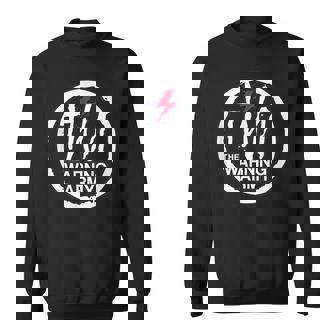 The Warning Band Adults Black Cotton Modern Crew Neck Short Sleeve Small Sweatshirt - Monsterry