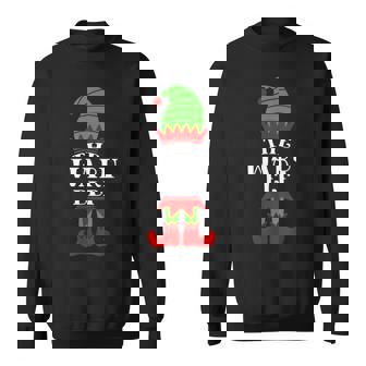 The Wary Elf Christmas Matching Family Coworker Group Sweatshirt - Monsterry