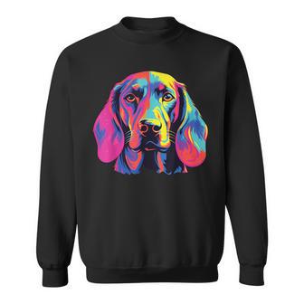 Watercolour Colourful Bavarian Mountain Sweat Dog Sweatshirt - Geschenkecke