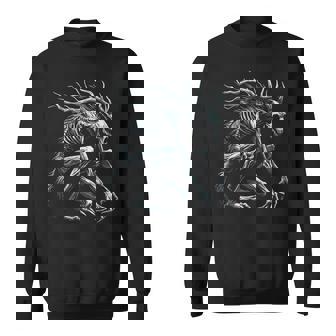Wendigo Mythical Creature Folklore Evil Spirit Sweatshirt - Monsterry