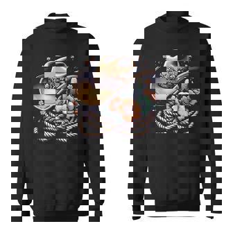 Western Country Cowgirl Vintage Western Country Rodeo Cowgirl Cowboy Sweatshirt - Thegiftio