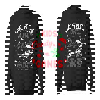 Will Trade Kids For Candy Canes Dad Mom Christmas Xmas Sweatshirt - Monsterry