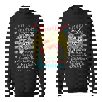 Wish A Very Happy Birthday Auntie In Heaven Memorial Family Sweatshirt - Monsterry