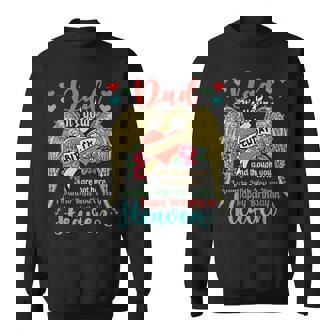 Wish A Very Happy Birthday Dad In Heaven Memorial Family Sweatshirt - Monsterry