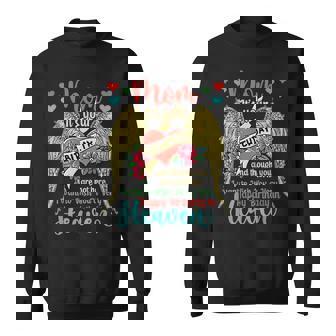 Wish A Very Happy Birthday Mom In Heaven Memorial Family Sweatshirt - Monsterry
