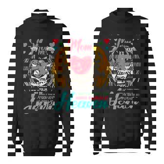 Wish A Very Happy Birthday Mom In Heaven Memorial Family Sweatshirt - Monsterry