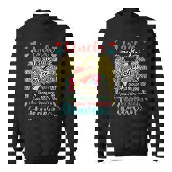 Wish A Very Happy Birthday Uncle In Heaven Memorial Family Sweatshirt - Monsterry