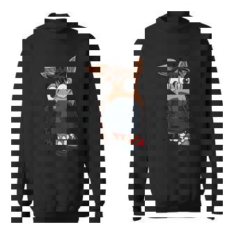 Witziges Pferd Pferde Reiterin Humor Lustig Spaßig Gaul Ross Sweatshirt - Geschenkecke