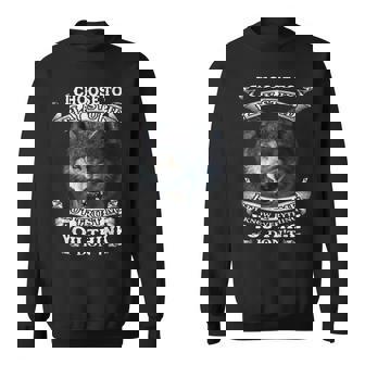 Wolf I Choose To Play Stupid But Trust Me I Know Everything Sweatshirt - Monsterry