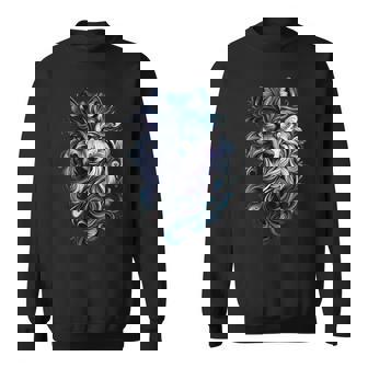 Wolf Wildlife Nature Colorful Wolf Sweatshirt - Monsterry
