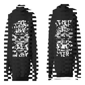 It Should Work In Theory Robotics Engineering Robot Sweatshirt - Monsterry
